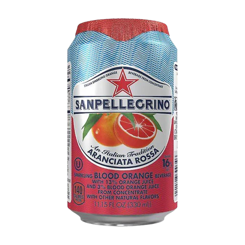 San Pellegrino Sparkling Rossa Can – Box of 24 Pcs – 330ml