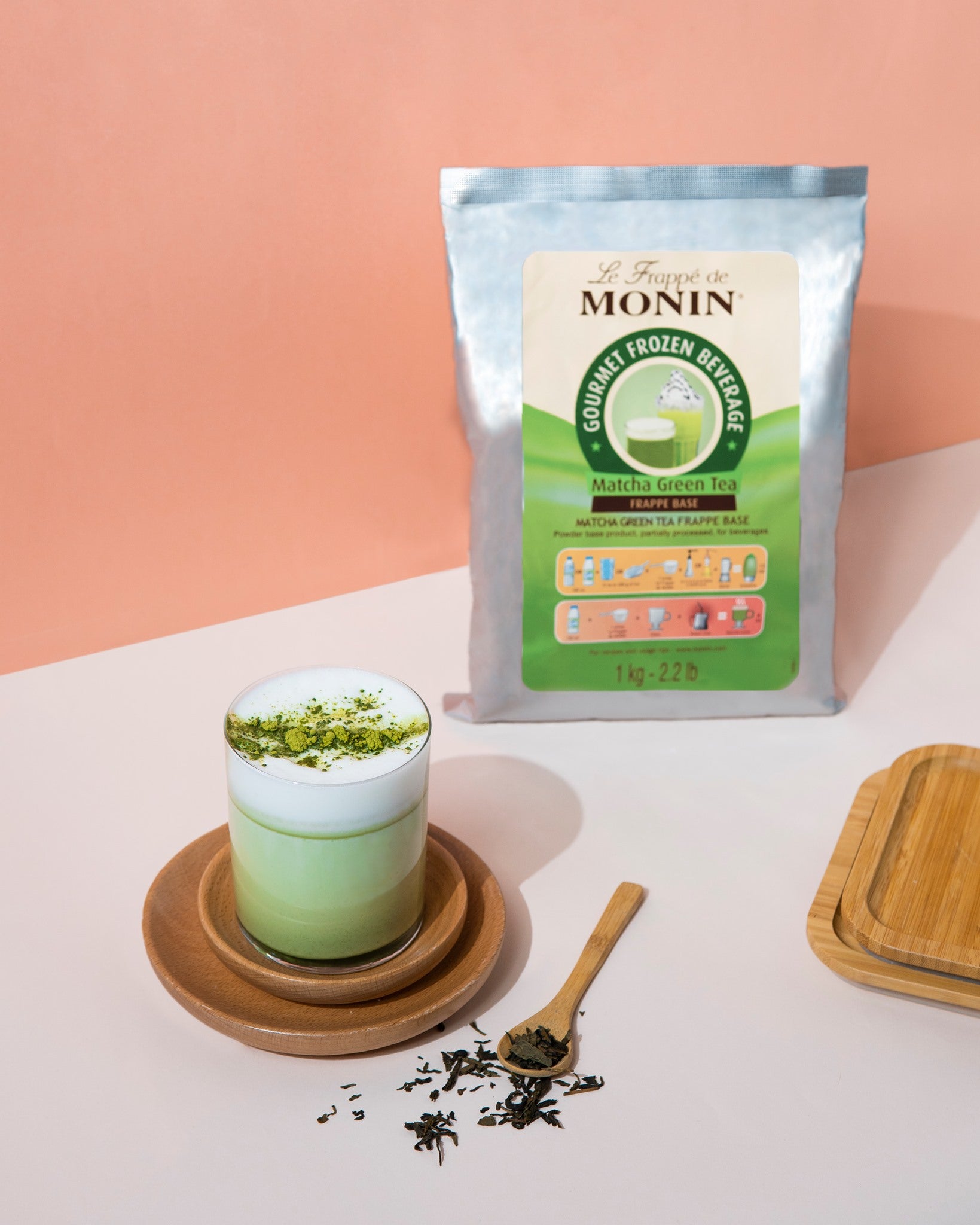 Monin Matcha Green Tea She Frappe – Box Of 6 Pcs – 1 kg