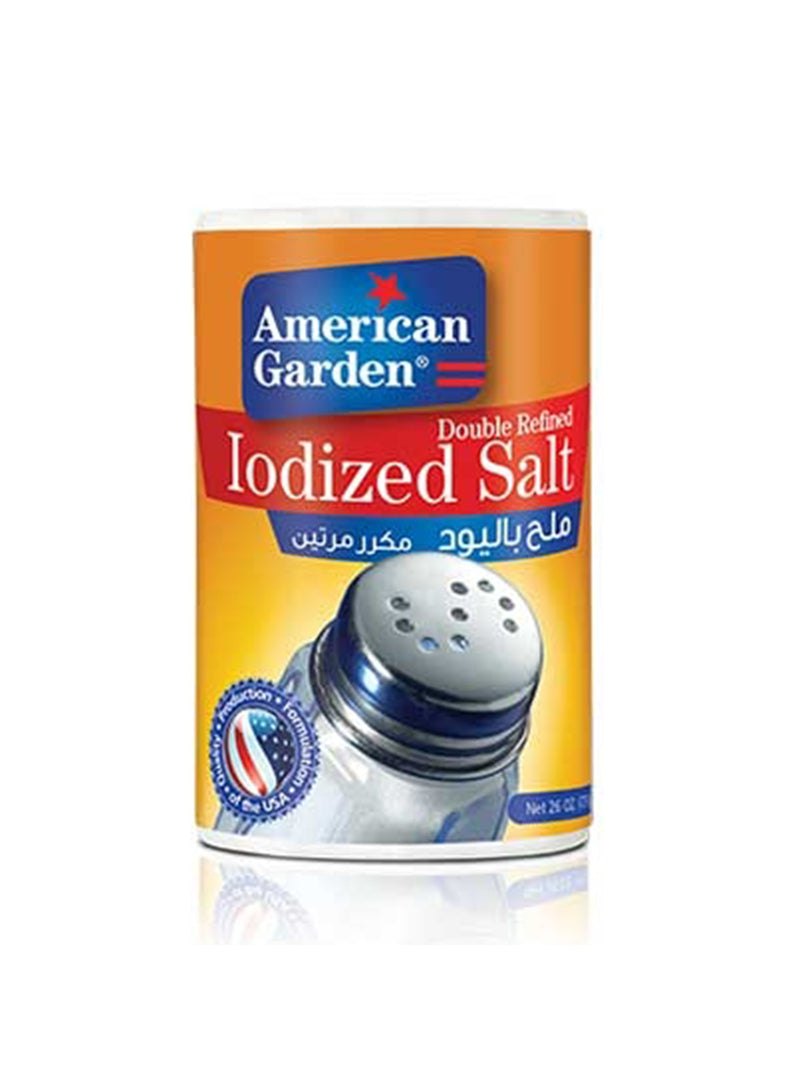 American Garden Iodized Salt – Box Of 24 Pieces – 737 G