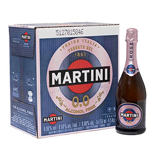 Martini 0.0 Rose Alcohol Free – Pack Of 6 – 750ml