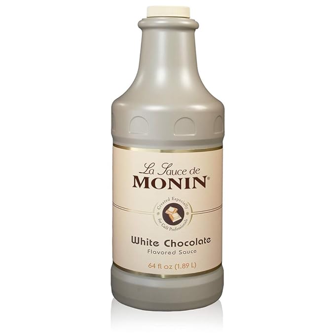 Monin Sauce White Chocolate – Box Of 4 Pcs – 1.89 Ltr