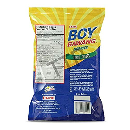 BOY BAWANG - CORNICK GARLIC FLAVOR - BOX OF 40 PIECES - 100 G