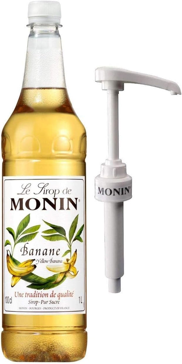 Monin Yellow Banana Syrup – Box Of 6 Pcs – 700 ml