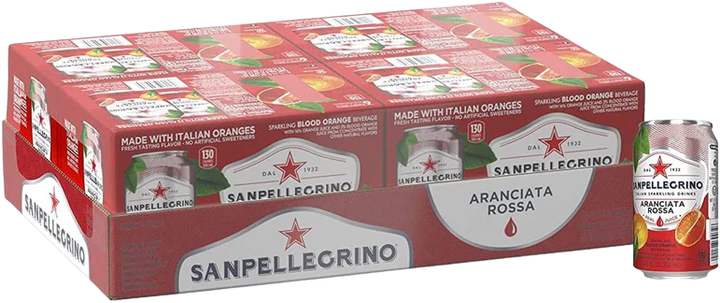 San Pellegrino Sparkling Rossa Can – Box of 24 Pcs – 330ml