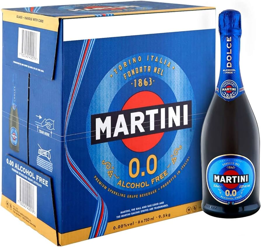 Martini 0.0 Dolce Alcohol Free – Pack Of 6 – 750ml