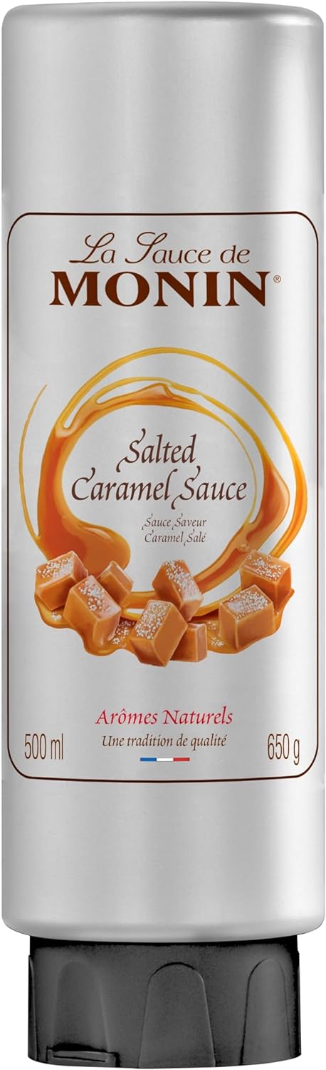 Monin Salted Caramel Sauce – Box Of 6 Pcs – 500ML