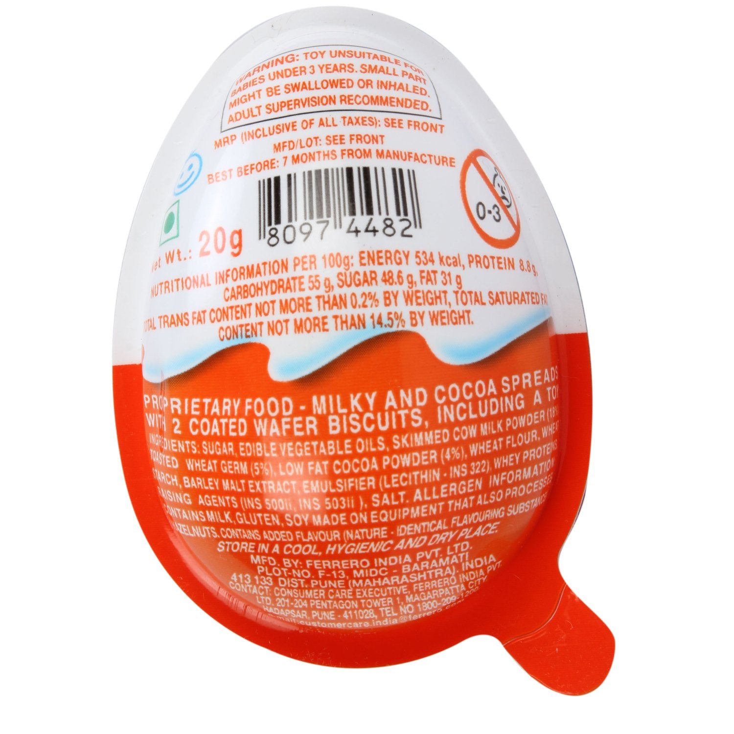 Nutella Kinder Joy Boy – Box Of 2 Pieces – 48 Pc