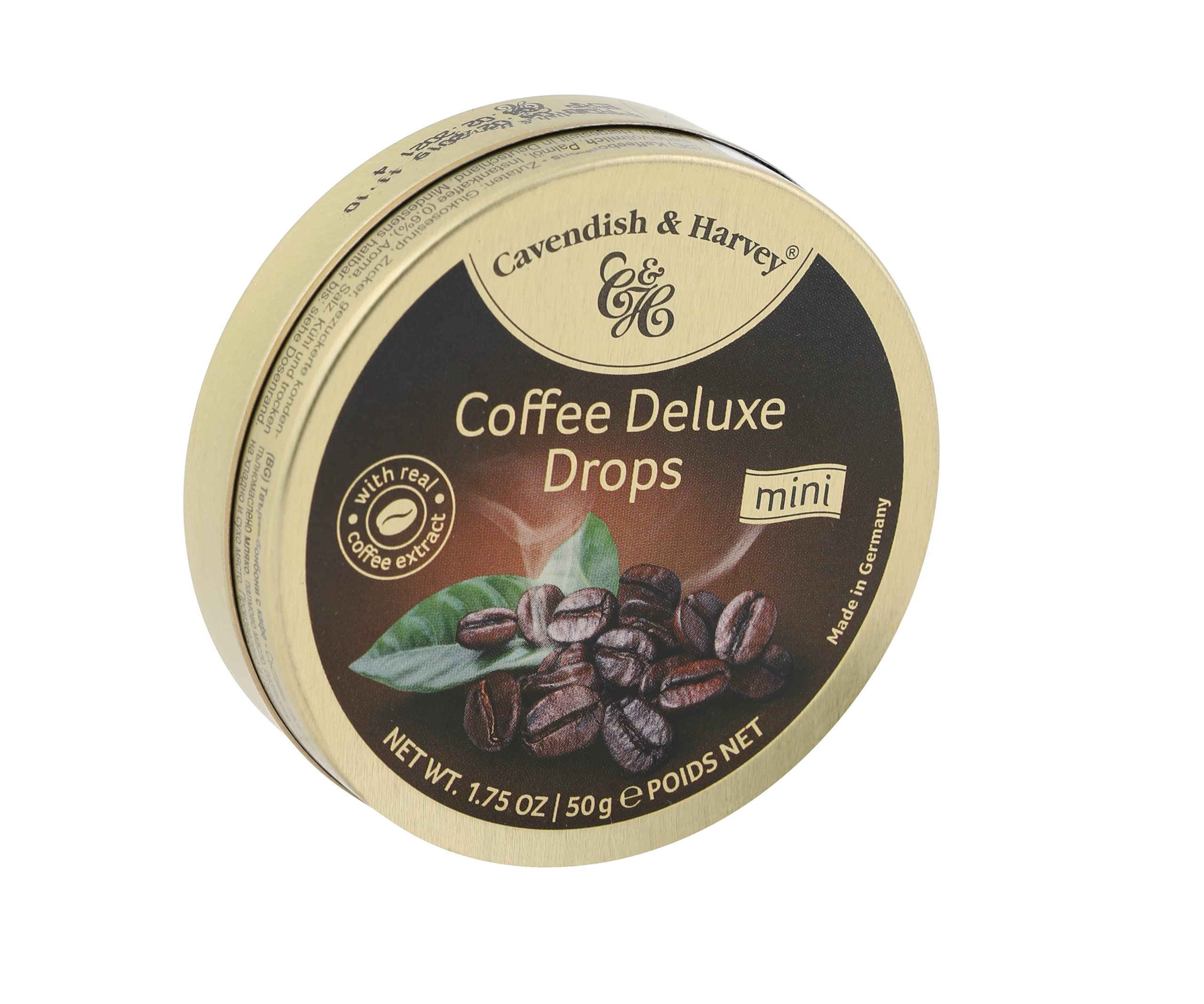 Cavendish & Harvey- Coffee Deluxe Drops- Box Of 14 –50g