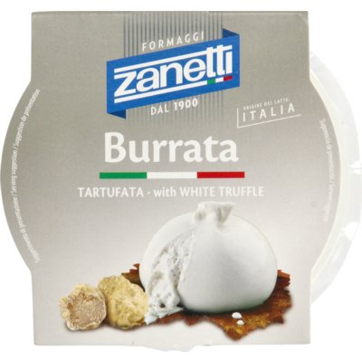 Zanetti Burrata Tartufata– Box Of 8 – 100 g