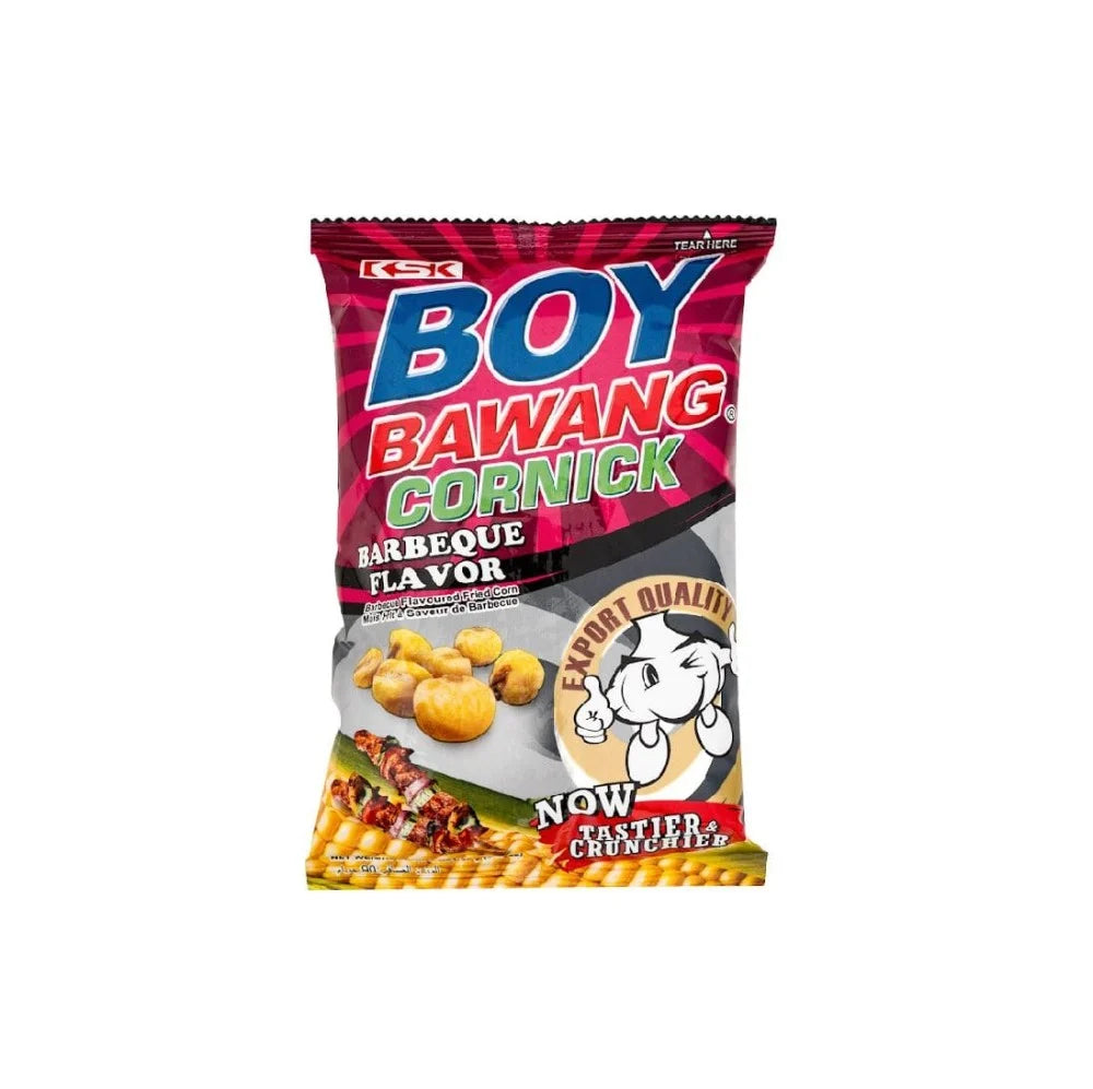 BOY BAWANG - CORNICK BARBECUE FLAVOR - BOX OF 40 PIECES - 100 G