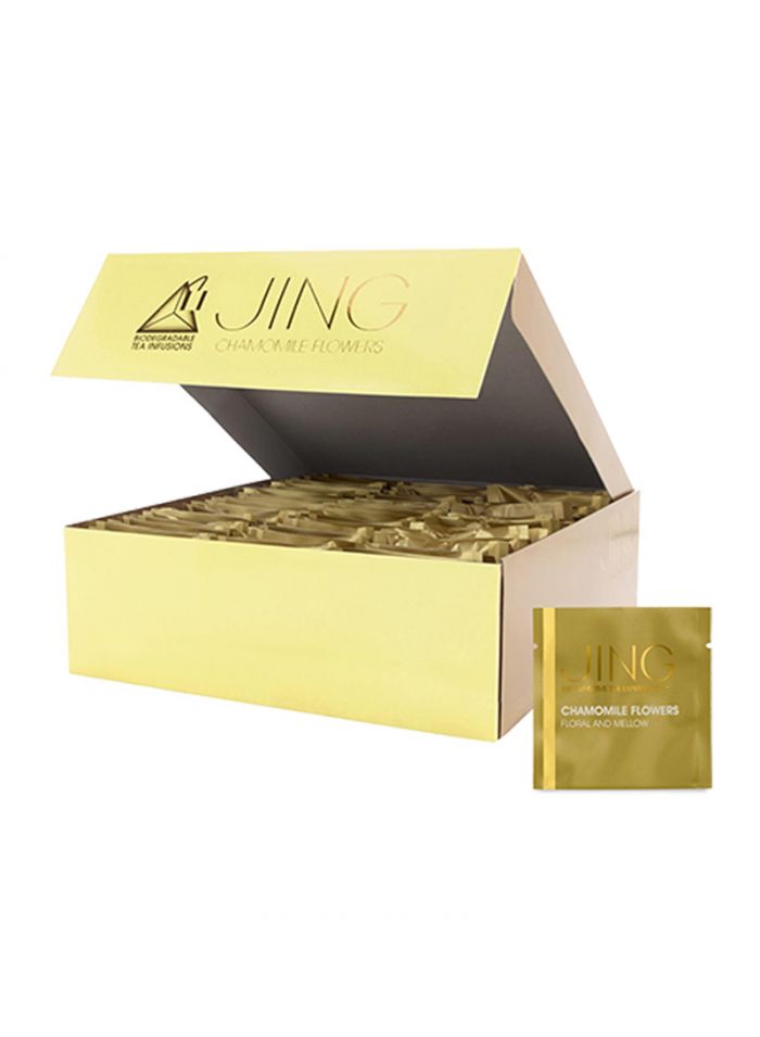 Jing Tea -Chamomile Flower Tea – Box of 6 Pieces – 100 Packets