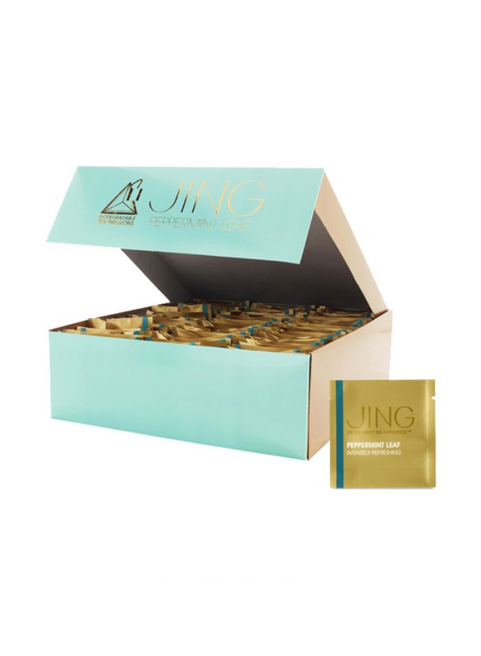 Jing Tea -Peppermint Leaf Tea – Box of 6 Pieces – 100 Packets