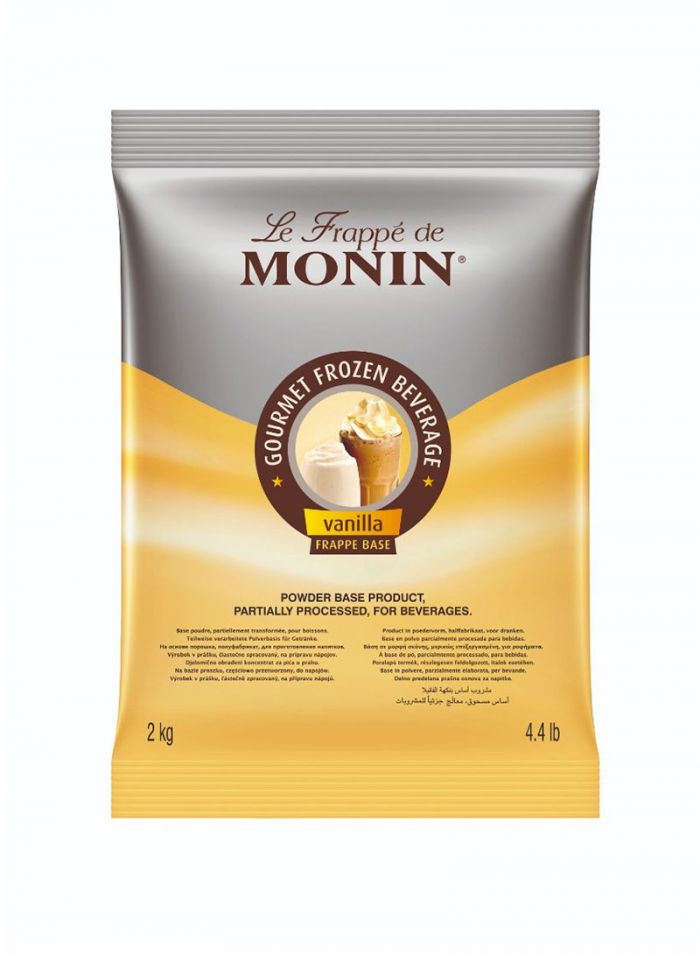 Monin Le Frappe Vanilla Base – Box Of 5 Pcs – 2 kg