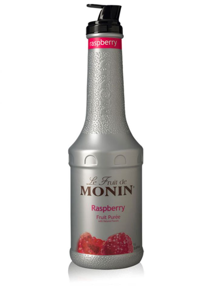 Monin Raspberry Puree – Box Of 4 Pcs – 1 ltr