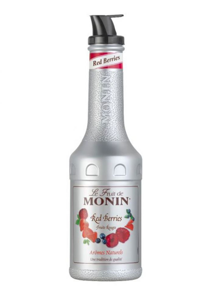 Monin Red Berries Puree – Box Of 4 Pcs – 1 ltr