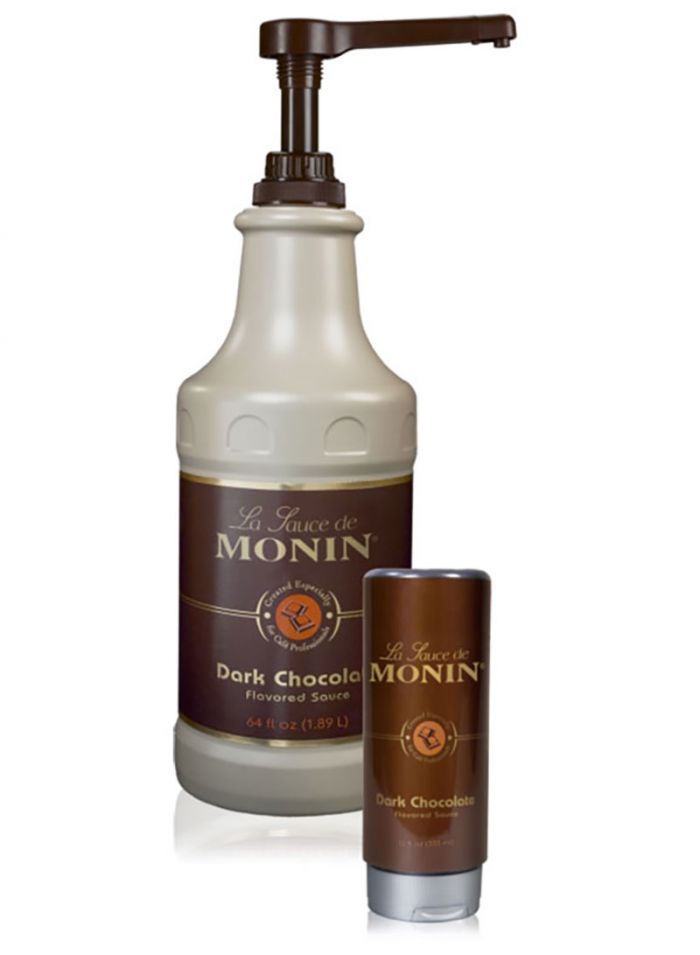 Monin Sauce Dark Chocolate – Box Of 4 Pcs – 1.89 ltr