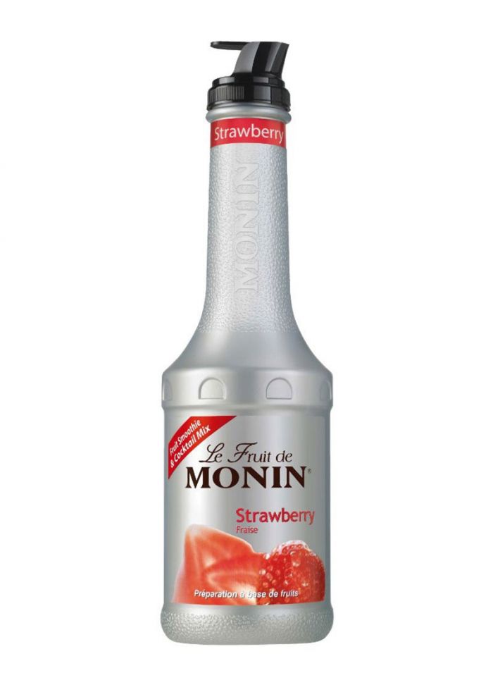 Monin Strawberry Puree – Box Of 4 Pcs – 1 ltr