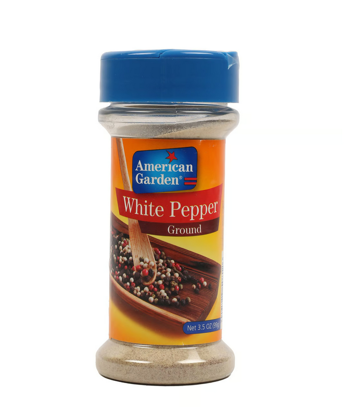 American Garden White Pepper – Box Of 12 Pieces – 16OZ