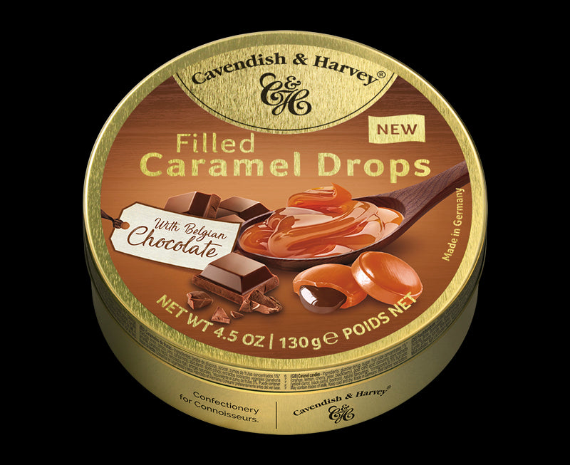 Cavendish & Harvey- Filled Caramel Drops With Belgian Chocolate - Box Of 11 –130g