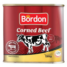 Bordon  Corned Beef – Box of 34 Pieces – 198 g