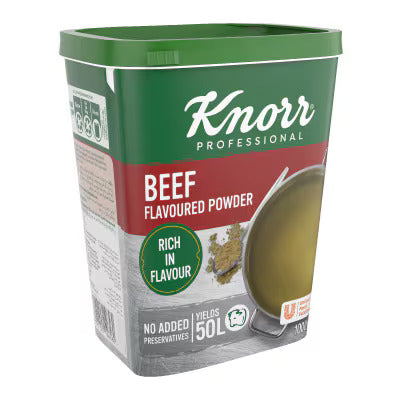 Knorr Professional - Beef Flavored Powder - Box Of 6 Pieces - 1 Kg