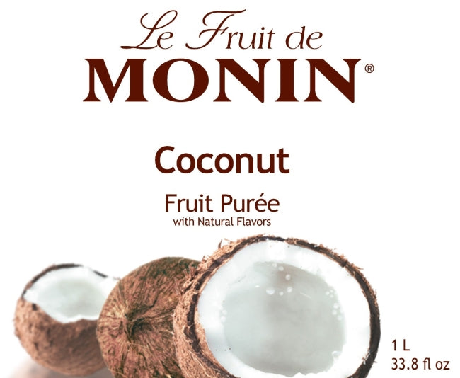 Monin Coconut Puree – Box Of 4 Pcs – 1 ltr