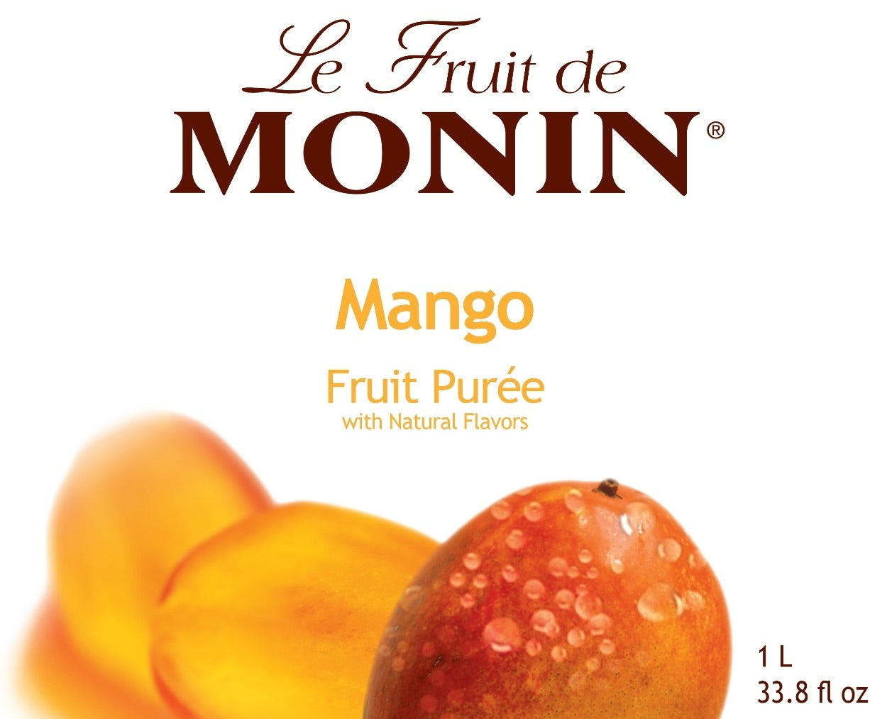 Monin Mango Puree – Box Of 4 Pcs – 1 ltr