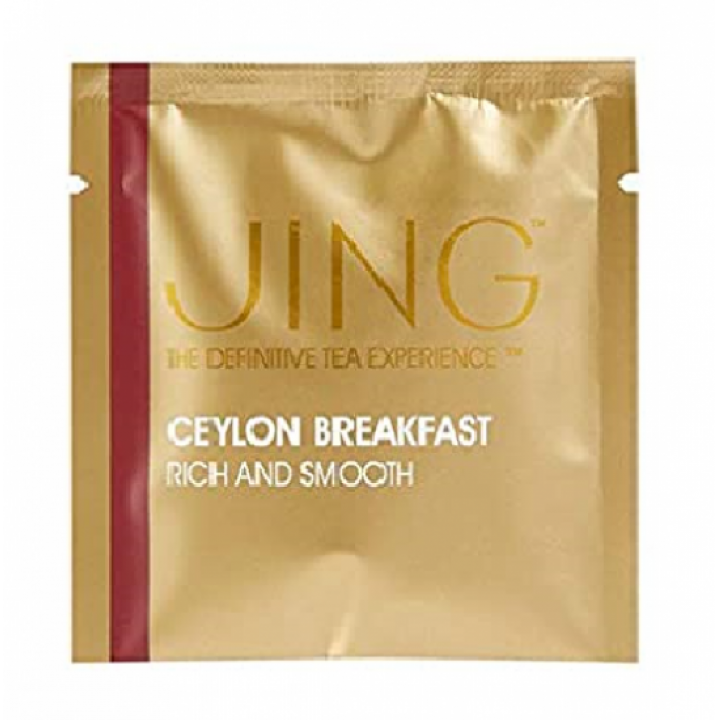 Jing Tea -Ceylon Breakfast Tea – Box of 6 Pieces – 100 Packets