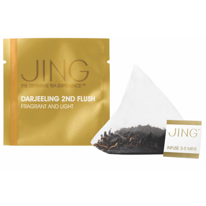 Jing Tea -Darjeeling 2Nd Flush Tea – Box of 6 Pieces – 100 Packets