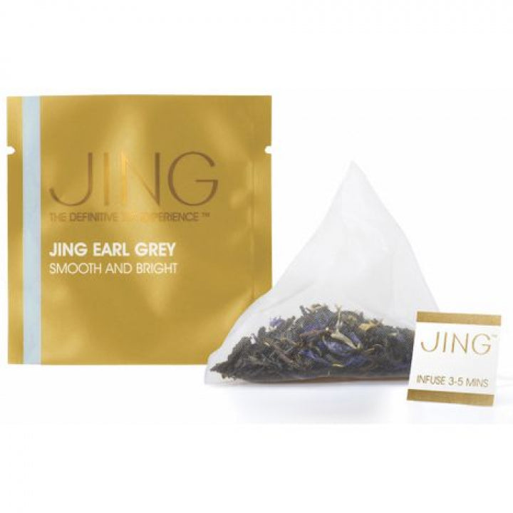 Jing Tea -Earl Grey Tea – Box of 6 Pieces – 100 Packets