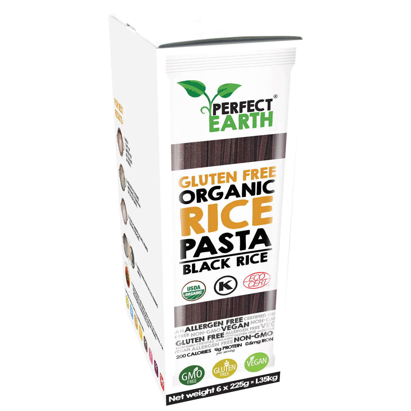 Perfect Earth - Organic Rice Pasta Black Rice - 225g