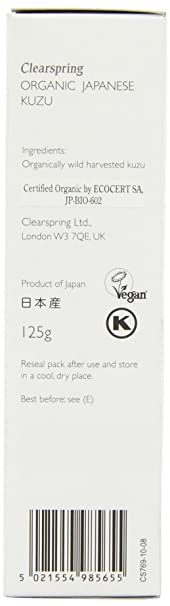 Clearspring - Gluten Free Organic Japanese Kozu Starch - 125g