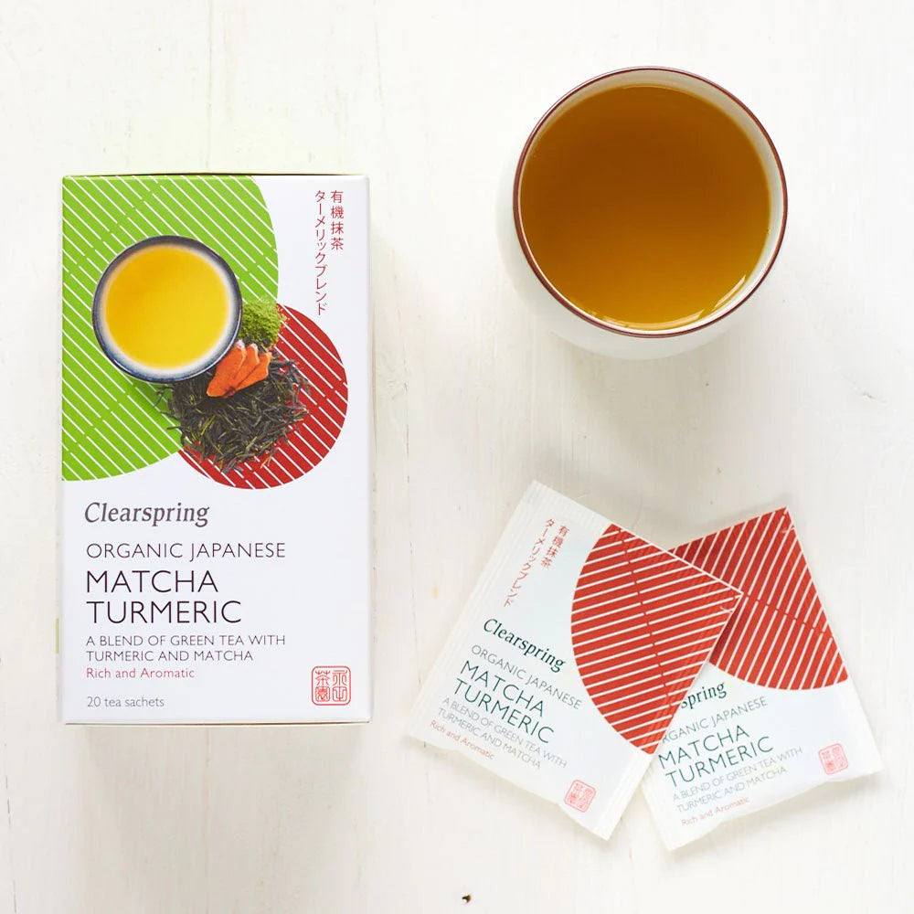 Clearspring - Turmeric and Matcha Organic Japanese Tea 20 - 36G