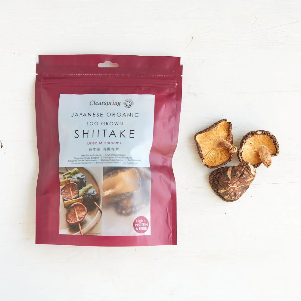 Clearspring - Organic Japanese Shiitake Mushroom Dried - 40G