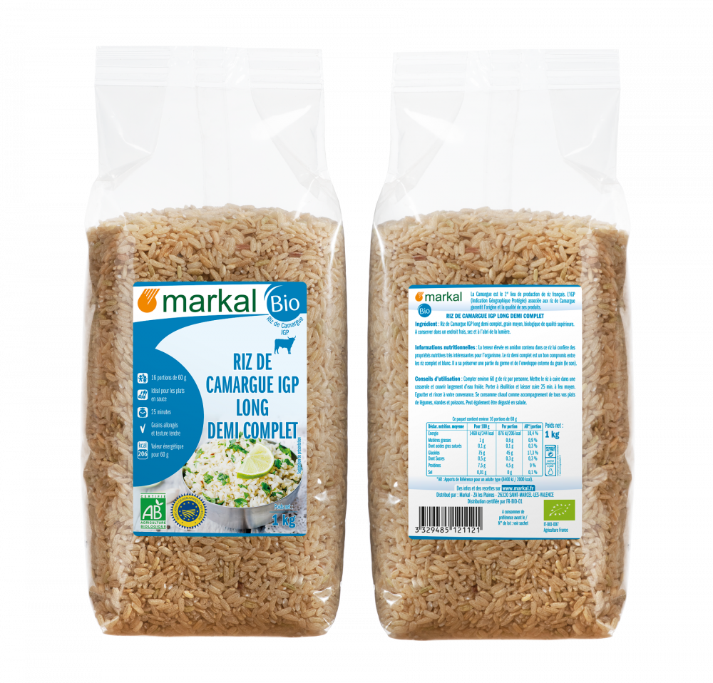 MARKAL - French long grain semi white rice - 1KG