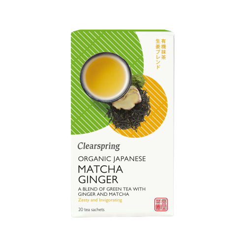 Clearspring - Ginger tea with organic Japanese matcha - 36G