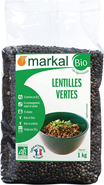 MARKAL - French green lentils - 1KG