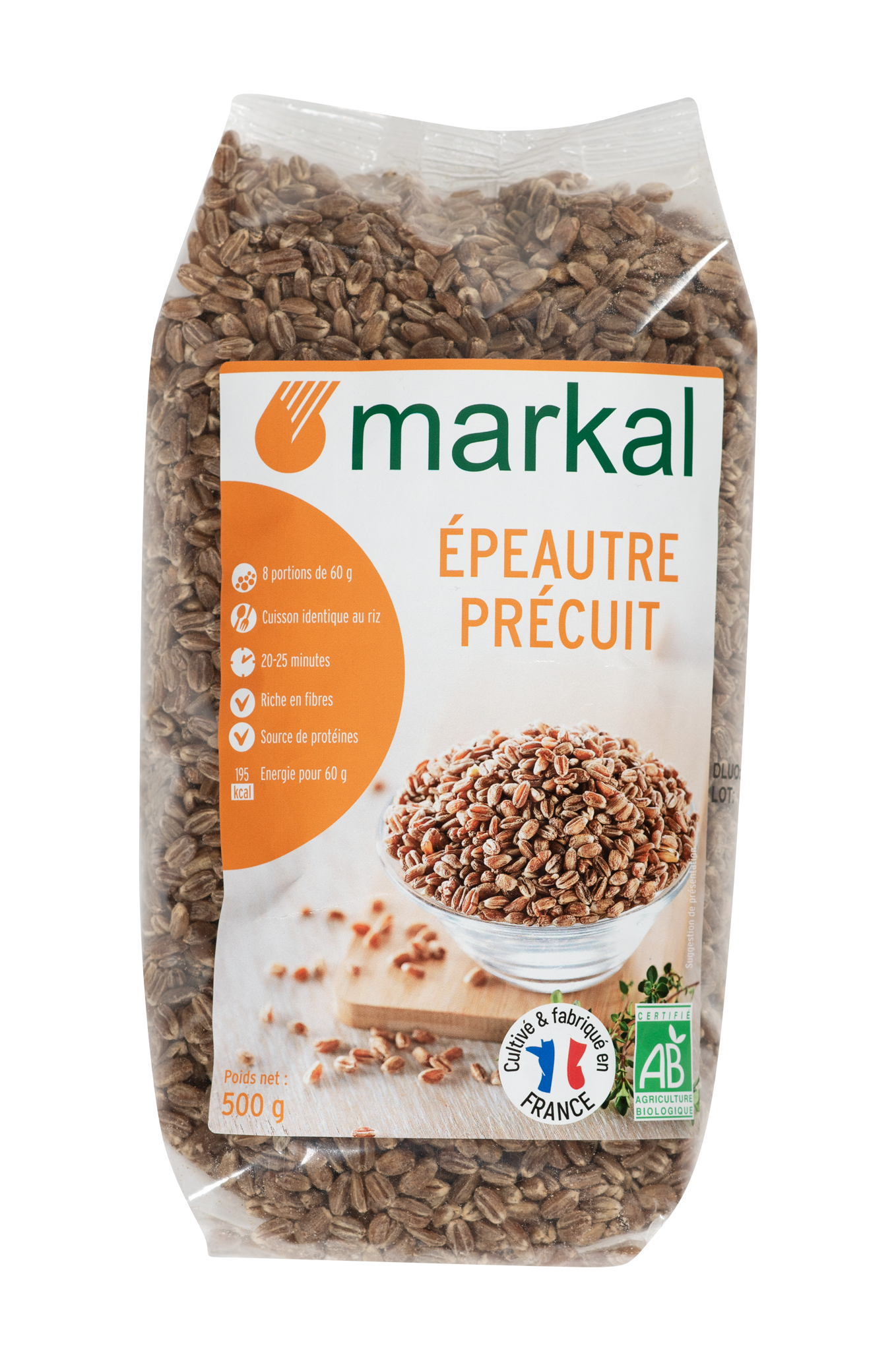 MARKAL - French precooked spelled - 500G