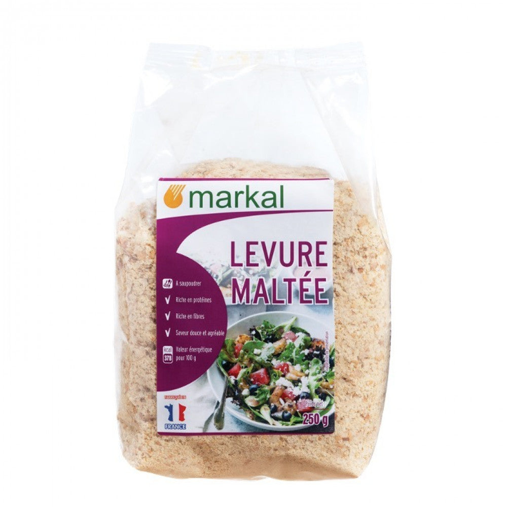 MARKAL - ORGANIC MALTED YEAST FLAKES FRENCH - 250G