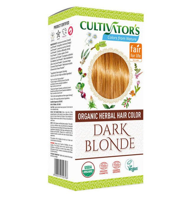Cultivators - Organic Herbal Hair Color Dark Blonde - 100G