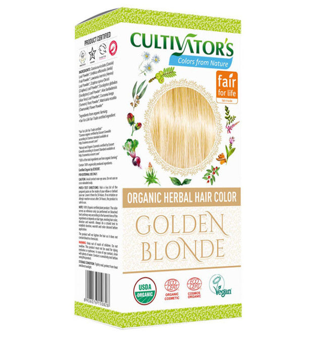 Cultivators - Organic Herbal Hair Color Golden Blonde - 100G