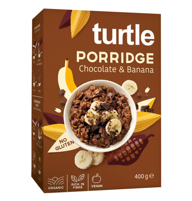 Turtle - Organic Porridge Choco Banana Gluten Free - 400G