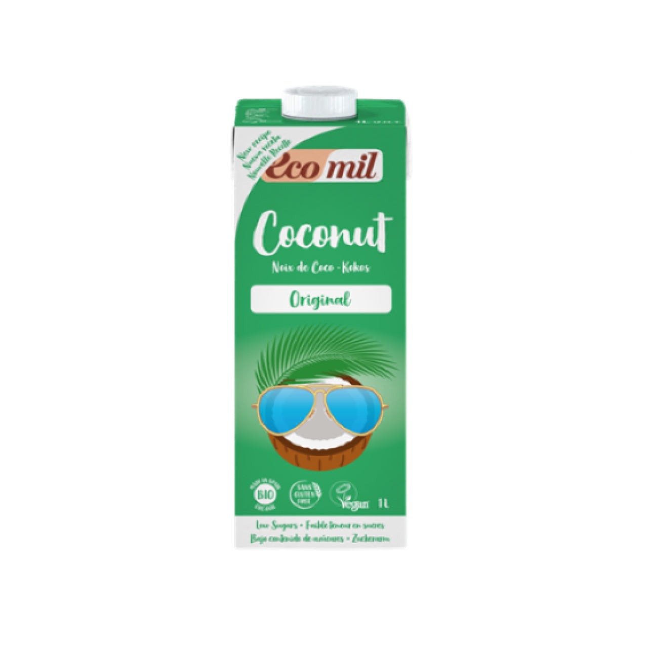 Ecomil - Organic Agave Coconut Milk - 1 Liter