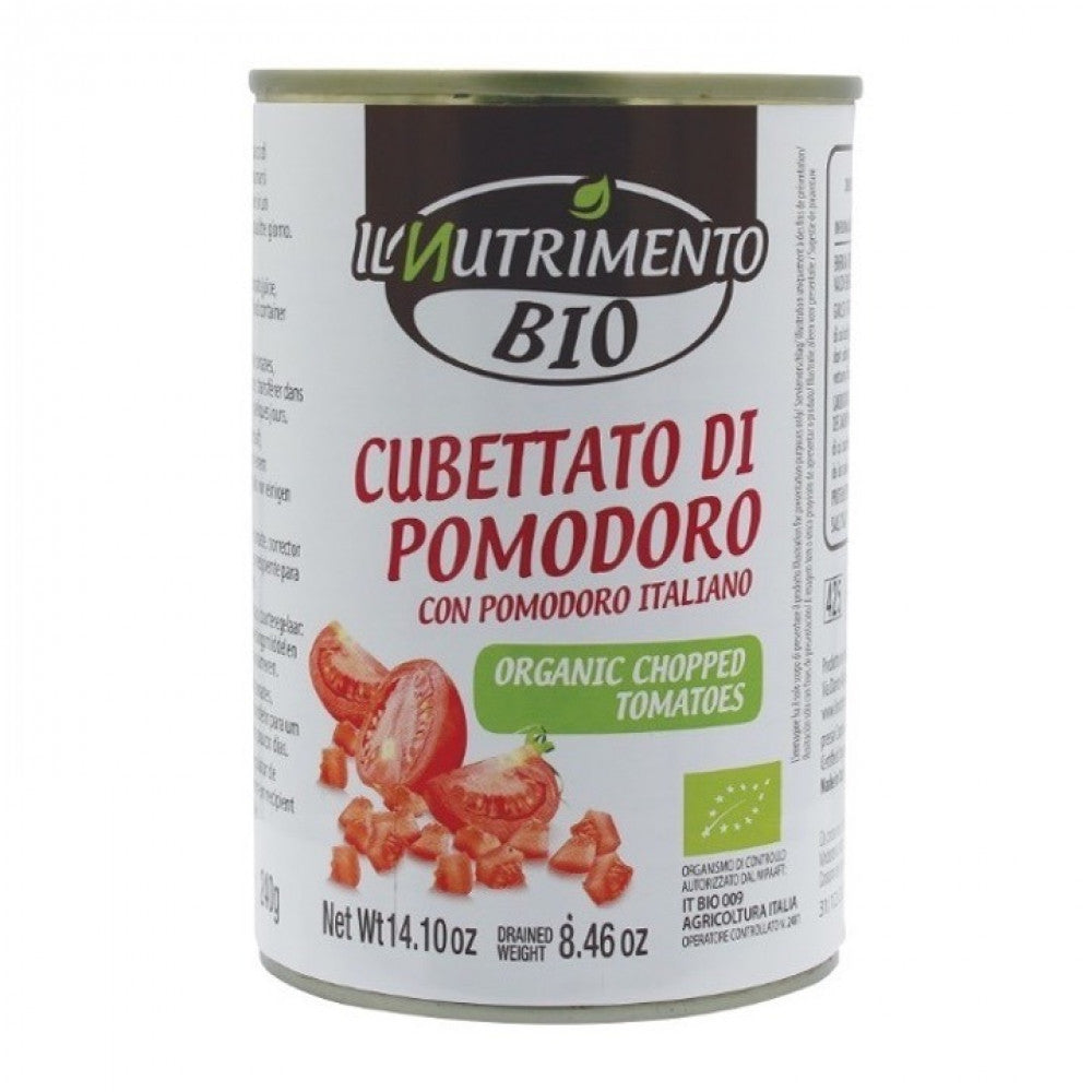 IL NUTRIMENTO - ORGANIC CHOPPED TOMATOES IN CAN ITALIAN - 400G