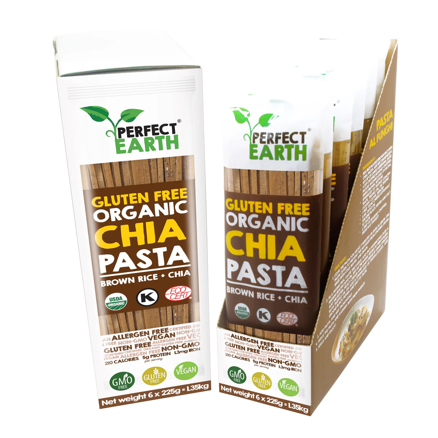Perfect Earth - Organic Chia Pasta Brown Rice - 225g